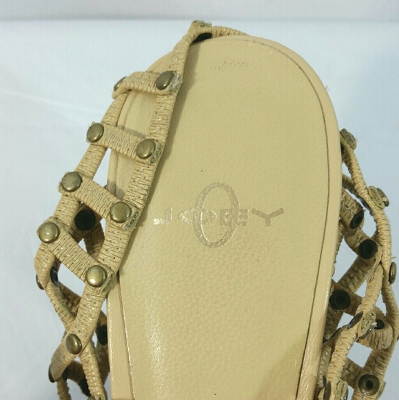 JOIE Shoes Wood Heels Open Toe Slingback Size 7M - Picture 7 of 7